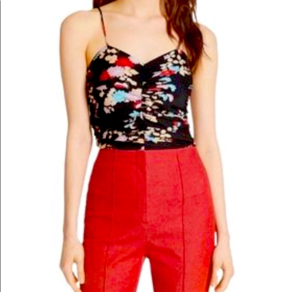 Diane Von Furstenberg ruched bodysuit